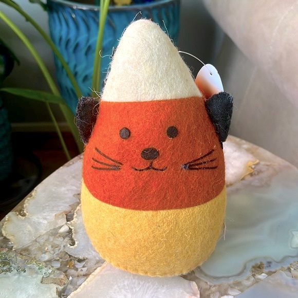 Candy Corn Lane Other - Halloween Felt Candy Corn Cat